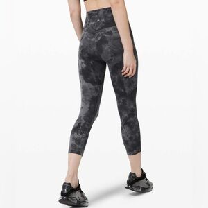 Lululemon Align Crop 21” *Diamond Dye Pitch Grey Graphite Grey Leggings